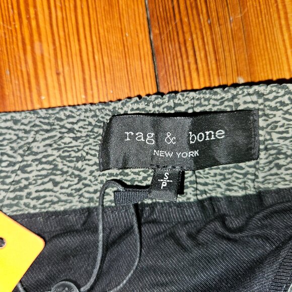 RAG & BONE PURSUIT ZANDER TRACK PANT GREY DRIBBLE CAMO Men’s Size S - Picture 5 of 8